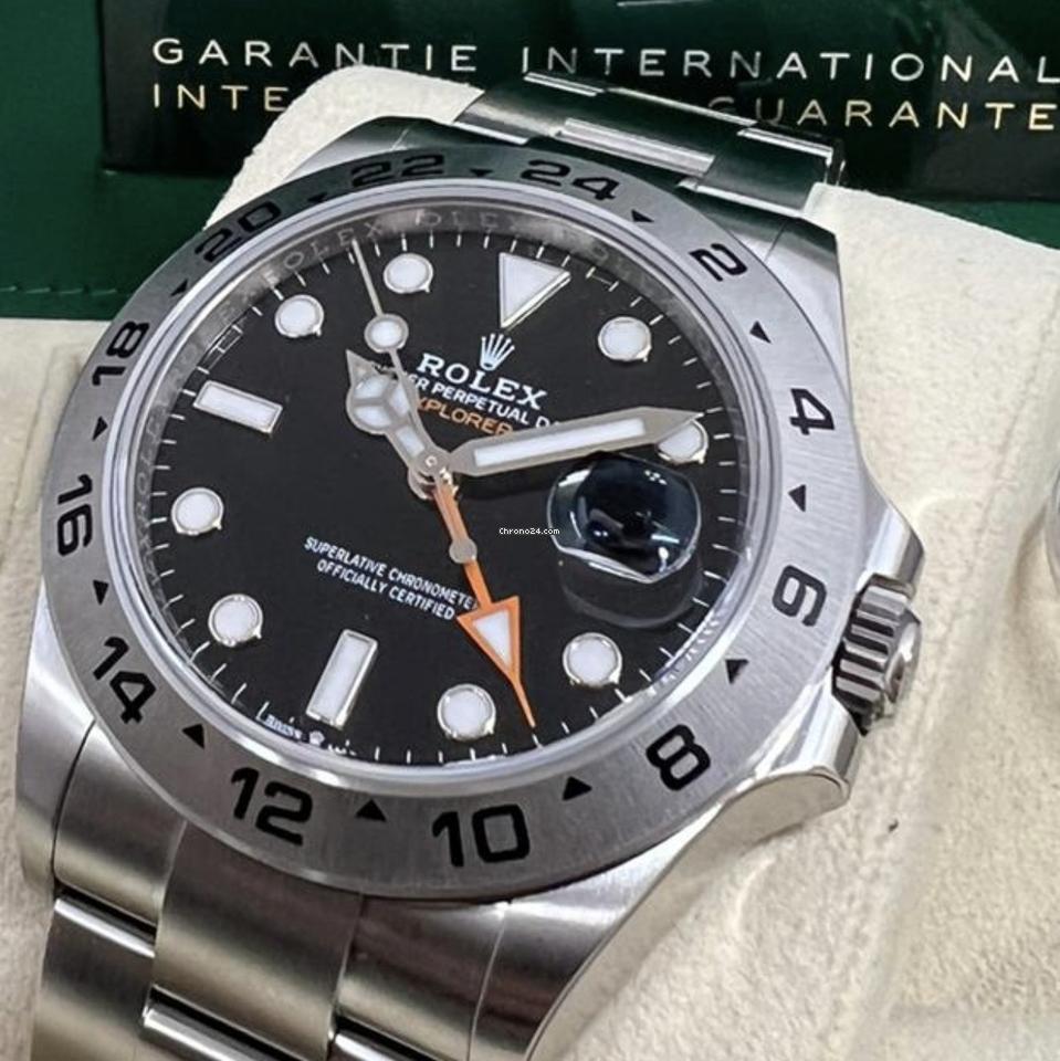 Explorer ii black dial best sale