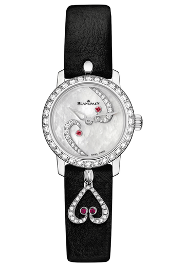 Blancpain Ladybird Ultraplate Diamond White Gold Mother of Pearl Ladies Watch - 0063A 1954 63A