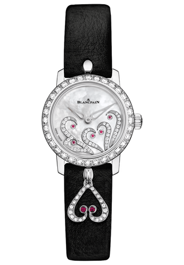 Blancpain Ladybird Ultraplate White Gold Mother of Pearl Diamond Ladies Watch - 0063B 1954 63A