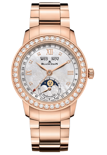 Blancpain Ladybird Quantieme Complet Diamond Red Gold Ladies Watch - 2360 2991A 76A