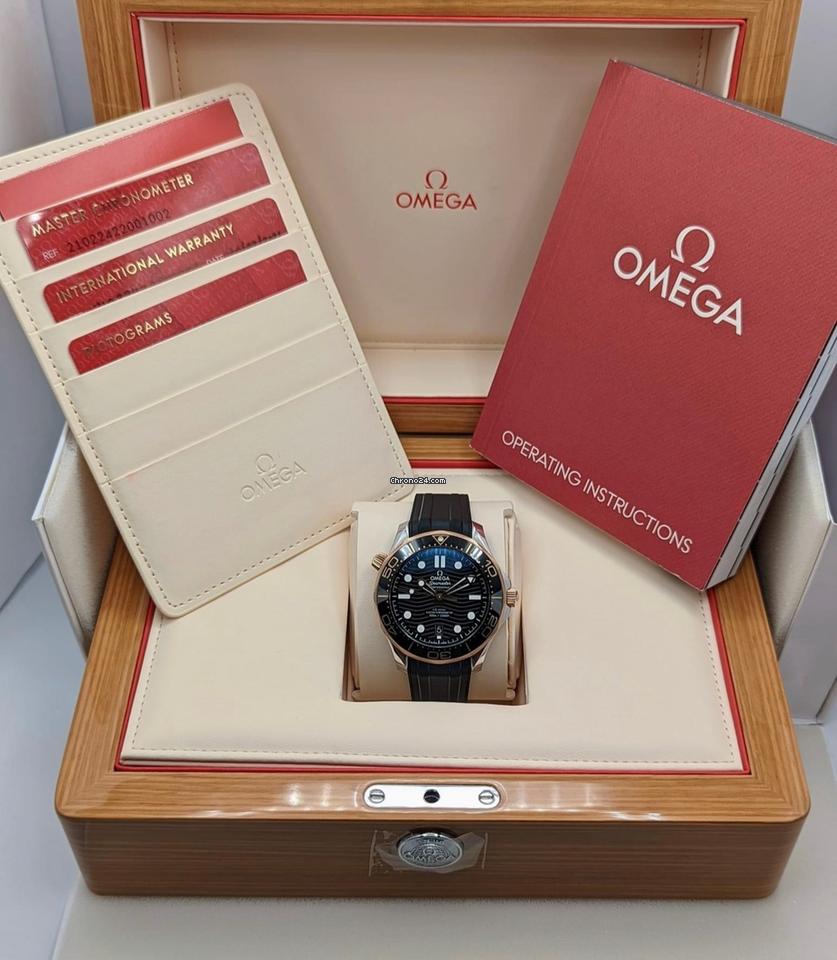 Omega Seamaster Diver 300 M NEW 2024 Seamaster Diver 300M 18KT Sedna Gold and Stainless