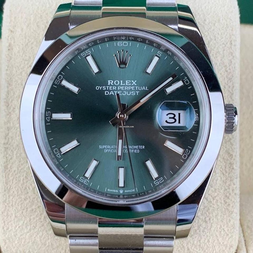 Rolex Datejust 41 NEW 2024 Datejust 41 MINT GREEN 126300