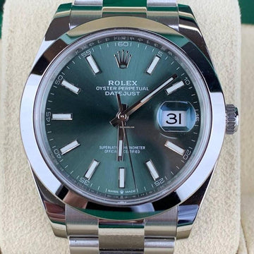 Rolex Datejust 41 NEW 2024 Datejust 41 MINT GREEN 126300