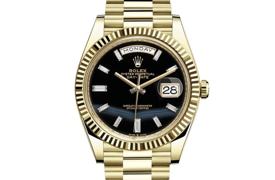 Rolex Day-Date 40 NEW 2024 Day-Date 40 ONYX DIAL 228238