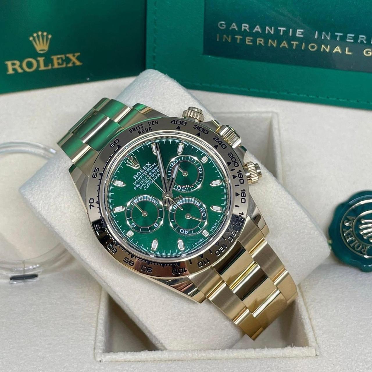 Rolex Daytona NEW 2023 Daytona 116508 GREEN DIAL