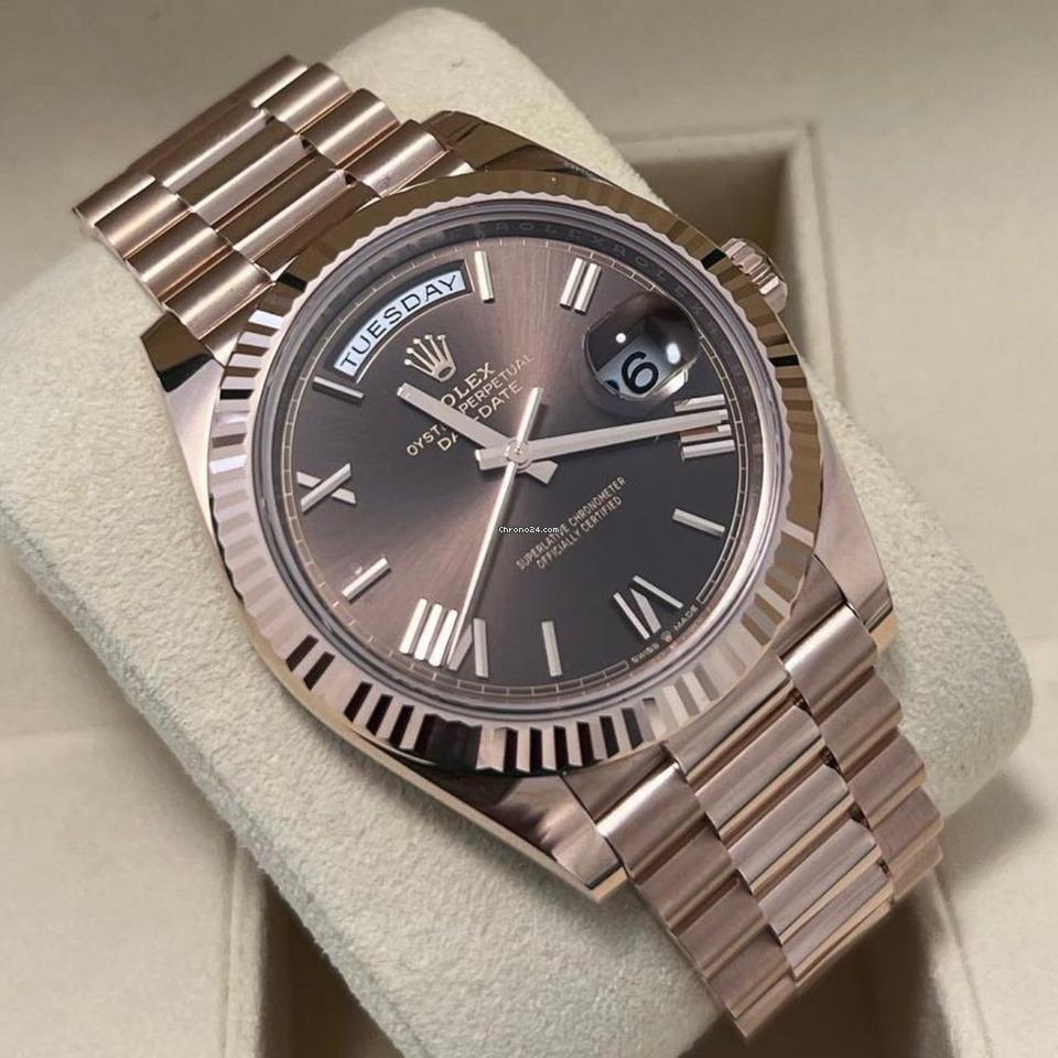 Rolex Day-Date 40 NEW 2023 Day-Date 40 CHOCOLATE DIAL 228235