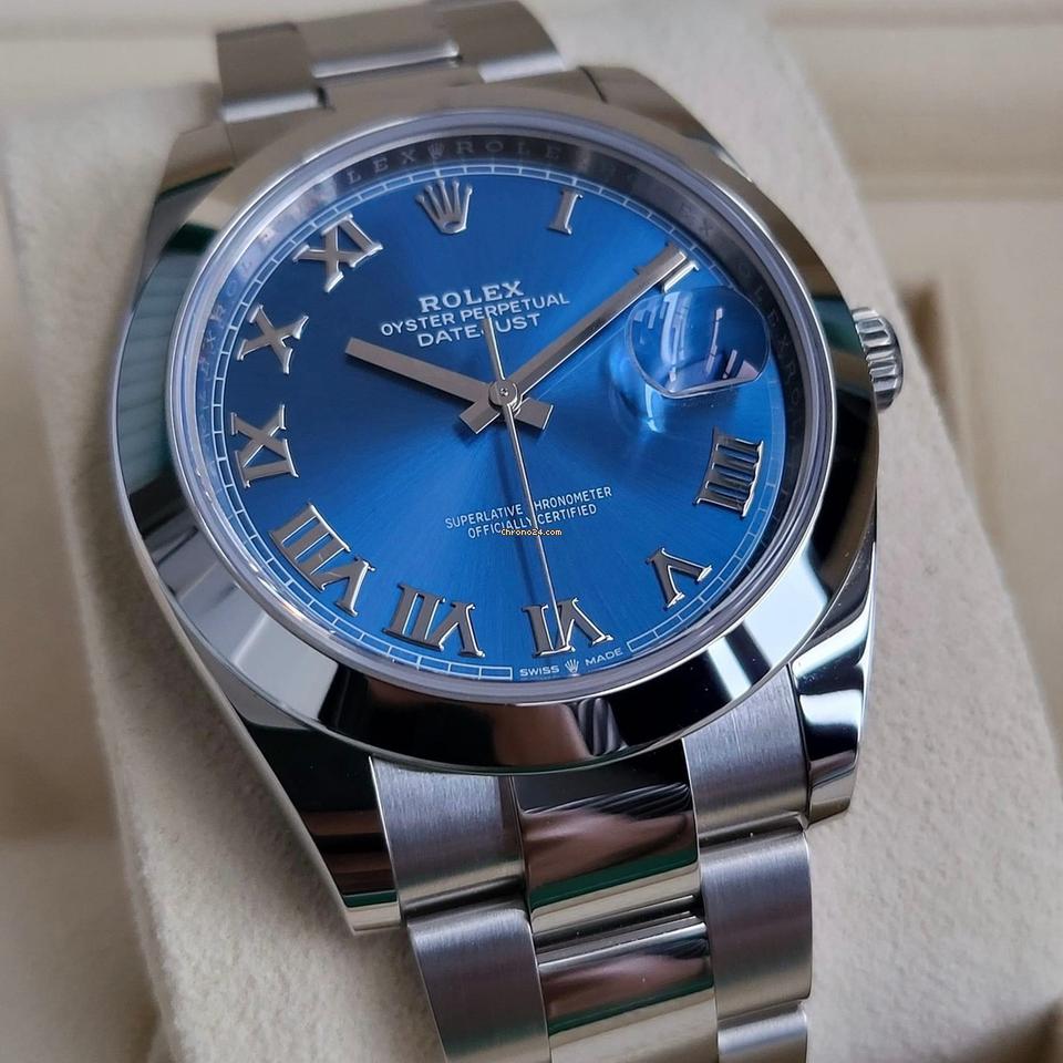 Rolex Datejust 41 NEW 2024 Datejust 41 BLUE ROMAN 126300