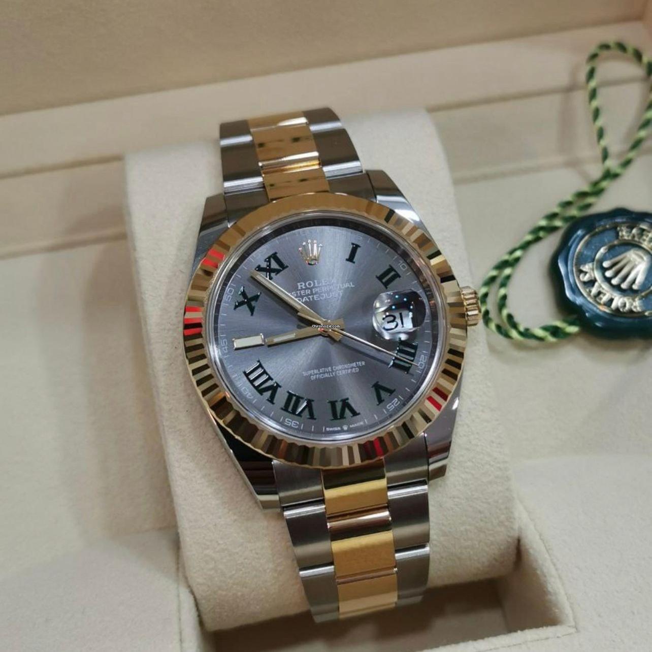 Rolex Datejust 41 NEW 2023 Datejust 41 WIMBLEDON DIAL OYSTER