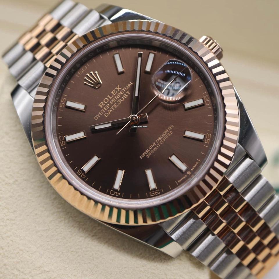 Rolex Datejust 41 NEW 2024 Datejust 41 CHOCOLATE DIAL on JUBILEE