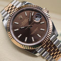 Rolex Datejust 41 NEW 2024 Datejust 41 CHOCOLATE DIAL on JUBILEE