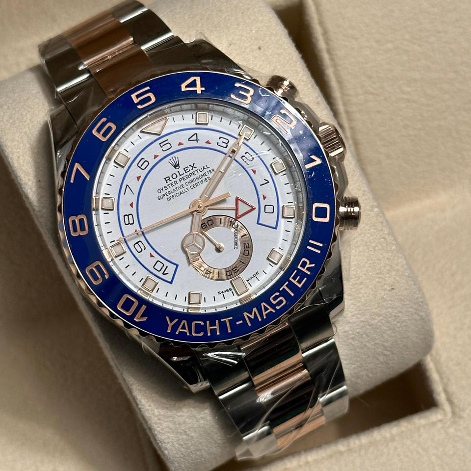 Rolex Yacht-Master II NEW 2023 Yacht-Master II 116681 18KT Rose Gold & Stainless Steel