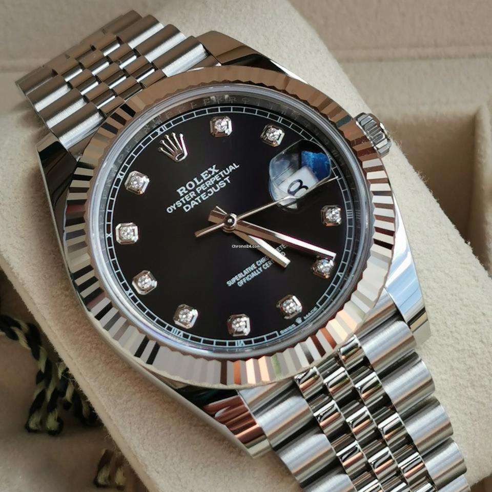 Rolex Datejust 41 NEW 2024 Datejust 41 BLACK DIAMOND DIAL JUBILEE