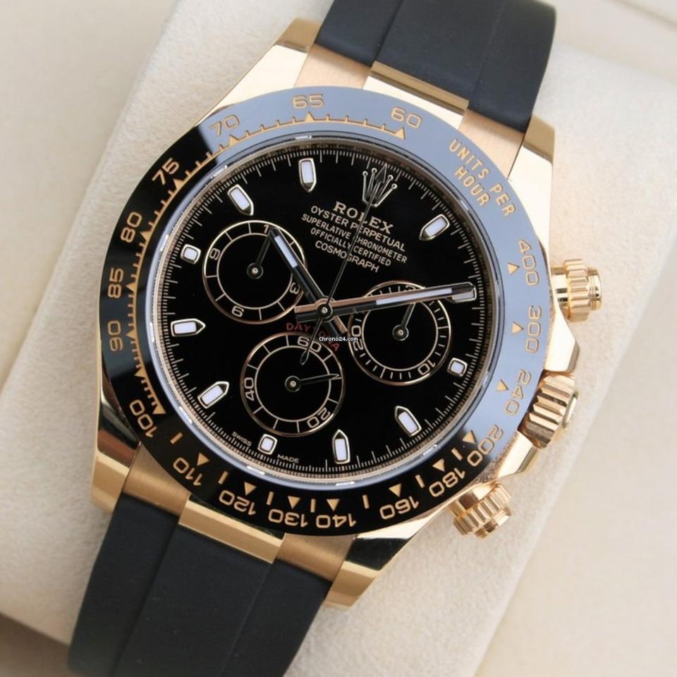 Rolex Daytona NEW 2023 Daytona GLOSS BLACK DIAL 116518LN