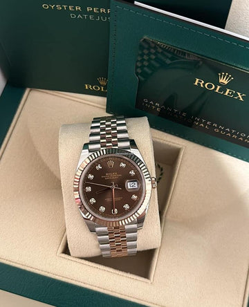 Rolex Datejust 41 NEW 2024 Datejust 41 CHOCOLATE DIAMOND DIAL