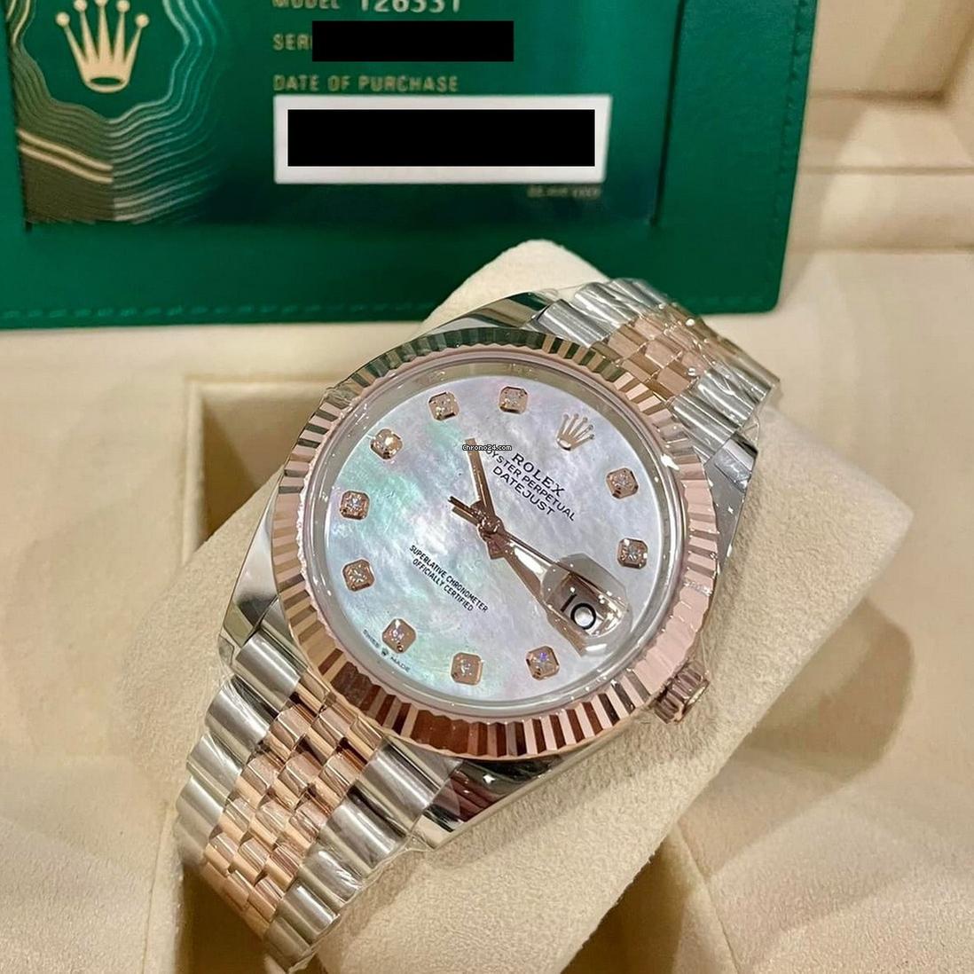Rolex Datejust 41 NEW 2023 Datejust 41 Mother of Pearl 126331