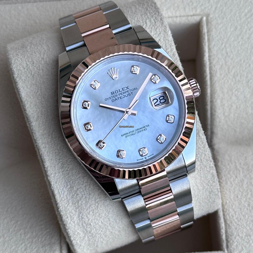 Rolex Datejust 41 NEW 2022+ Datejust 41 Mother of Pearl Diamond Dial 126331g