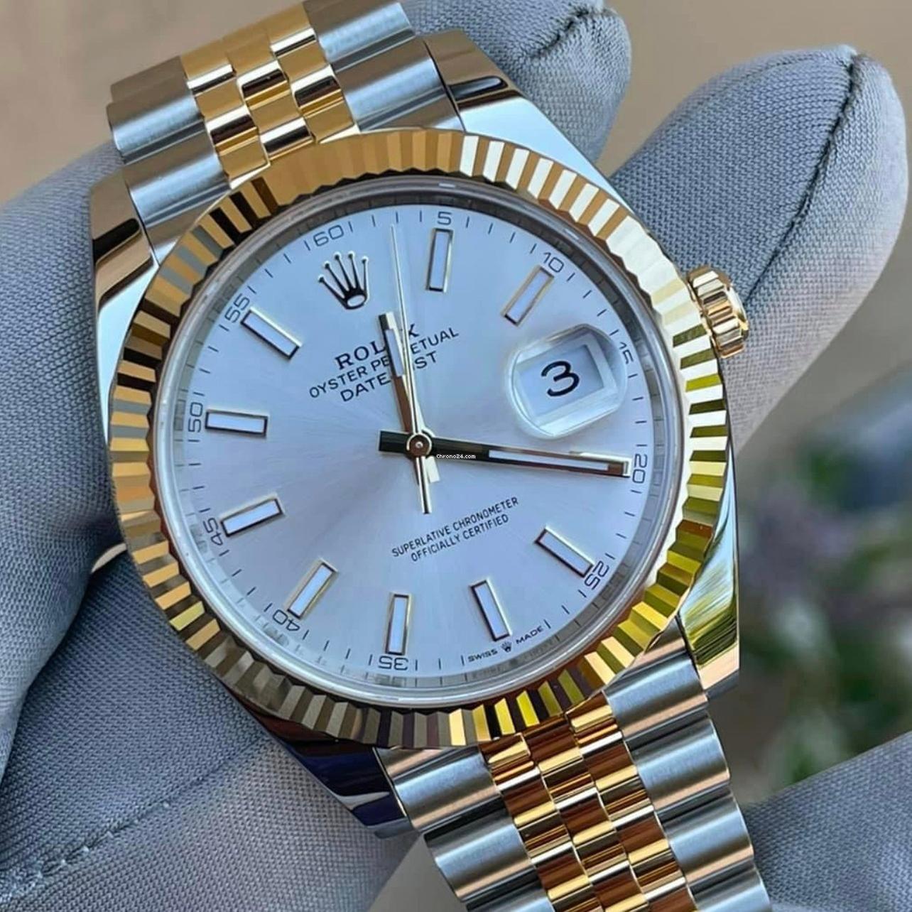 Datejust 41 silver dial hotsell