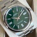 Rolex Oyster Perpetual 41 NEW 2024 Oyster Perpetual 41 GREEN DIAL 124300