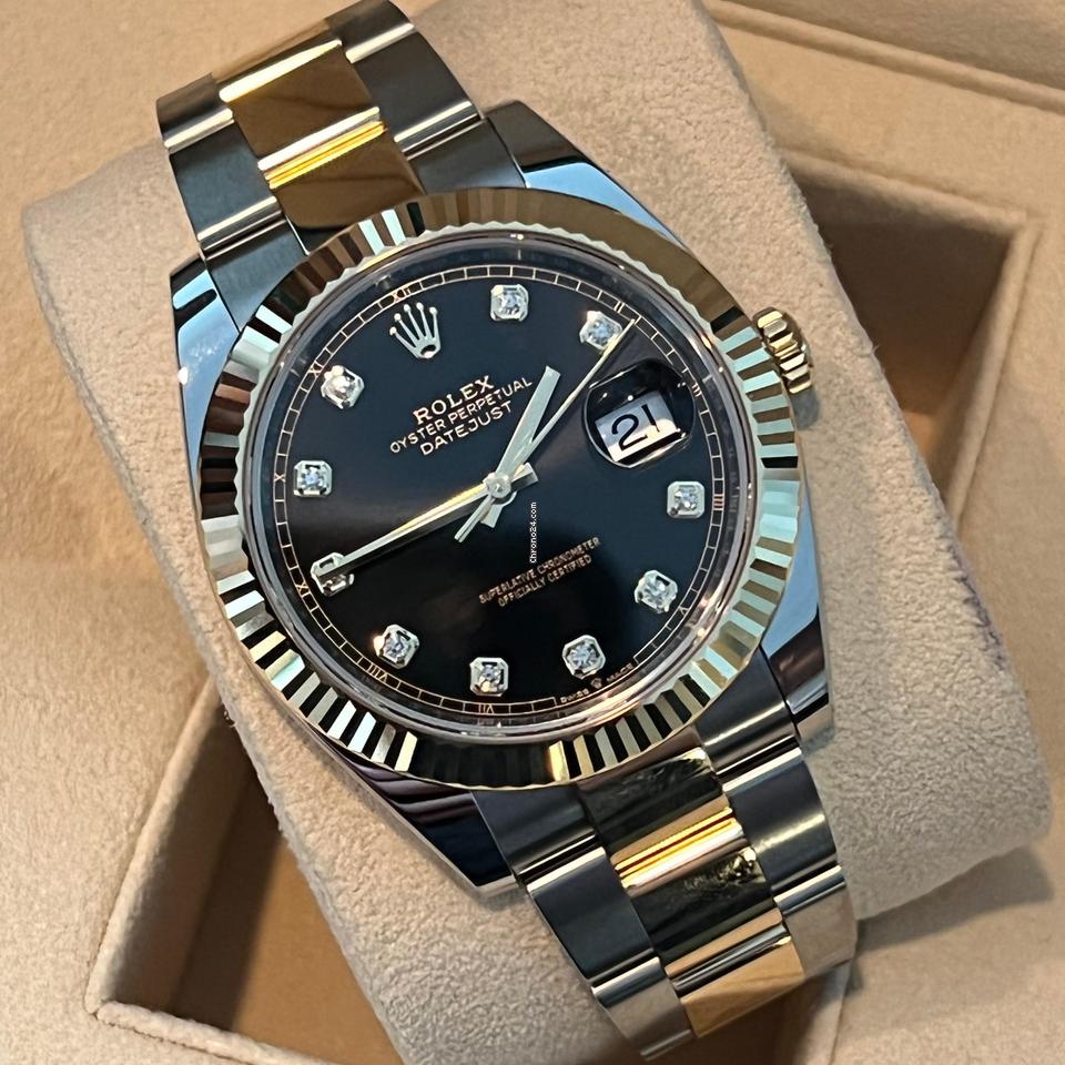 Rolex Datejust 41 NEW 2024 Datejust 41 BLACK DIAMOND DIAL 126333