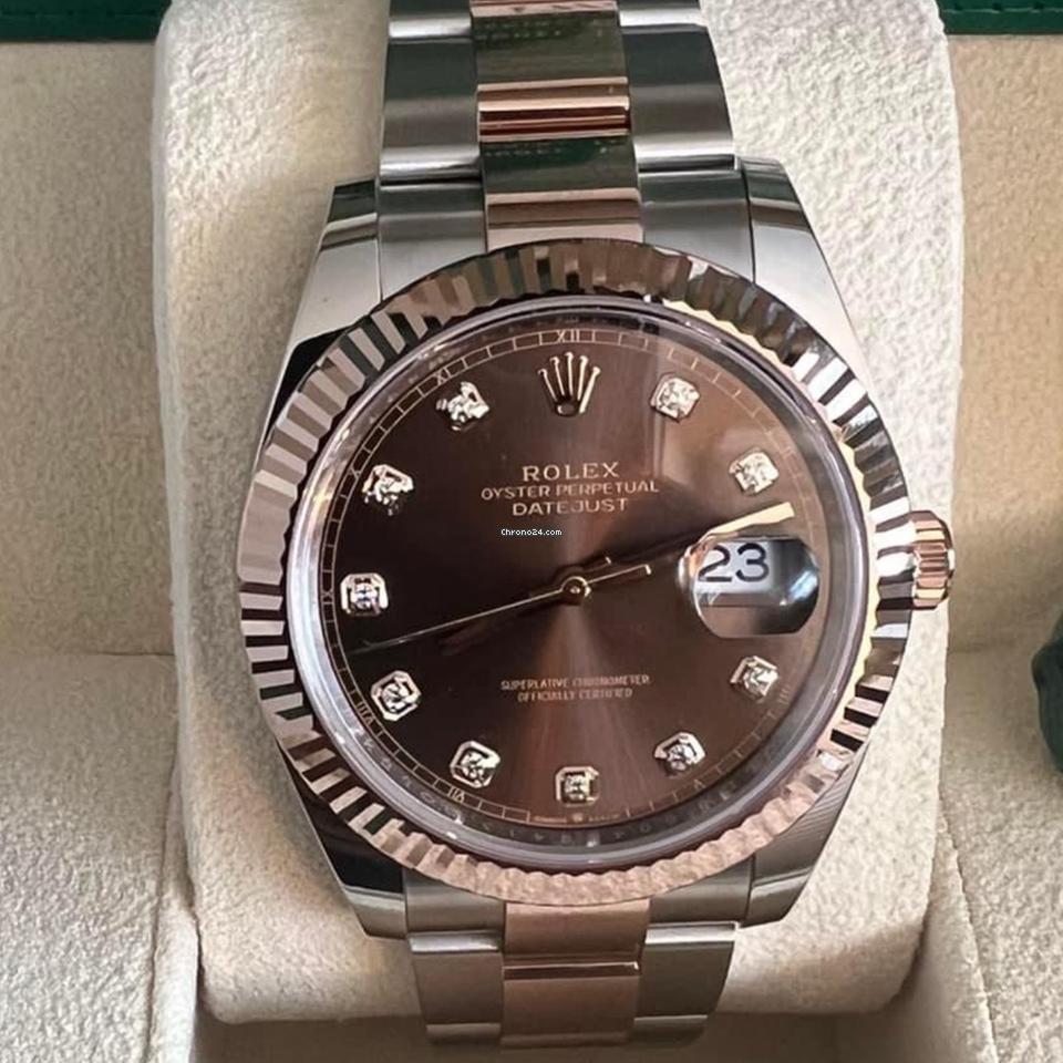 Rolex Datejust 41 NEW 2024 Datejust 41 CHOCOLATE DIAMOND DIAL 126331