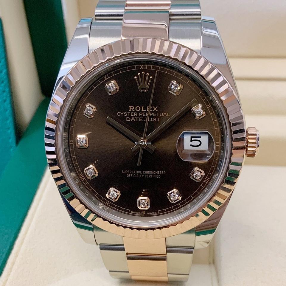 Rolex Datejust 41 NEW 2024 Datejust 41 CHOCOLATE DIAMOND DIAL 126331