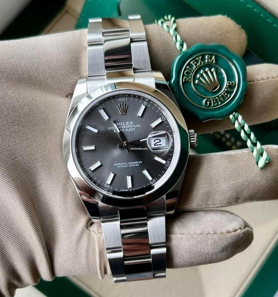 Rolex Datejust 41 NEW 2024 Datejust 41 SLATE DIAL OYSTER 126300