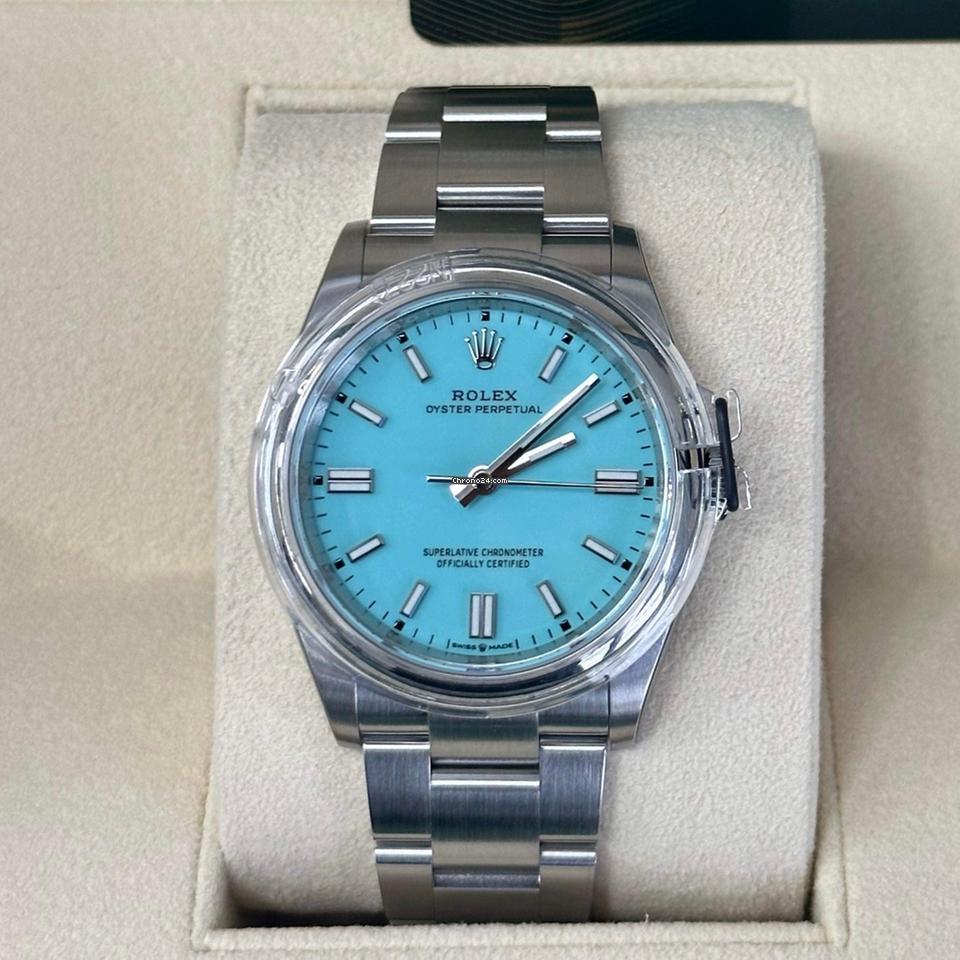 Rolex Oyster Perpetual 36 NEW 2024 Oyster Perpetual 36 TURQUOISE TIFFANY BLUE