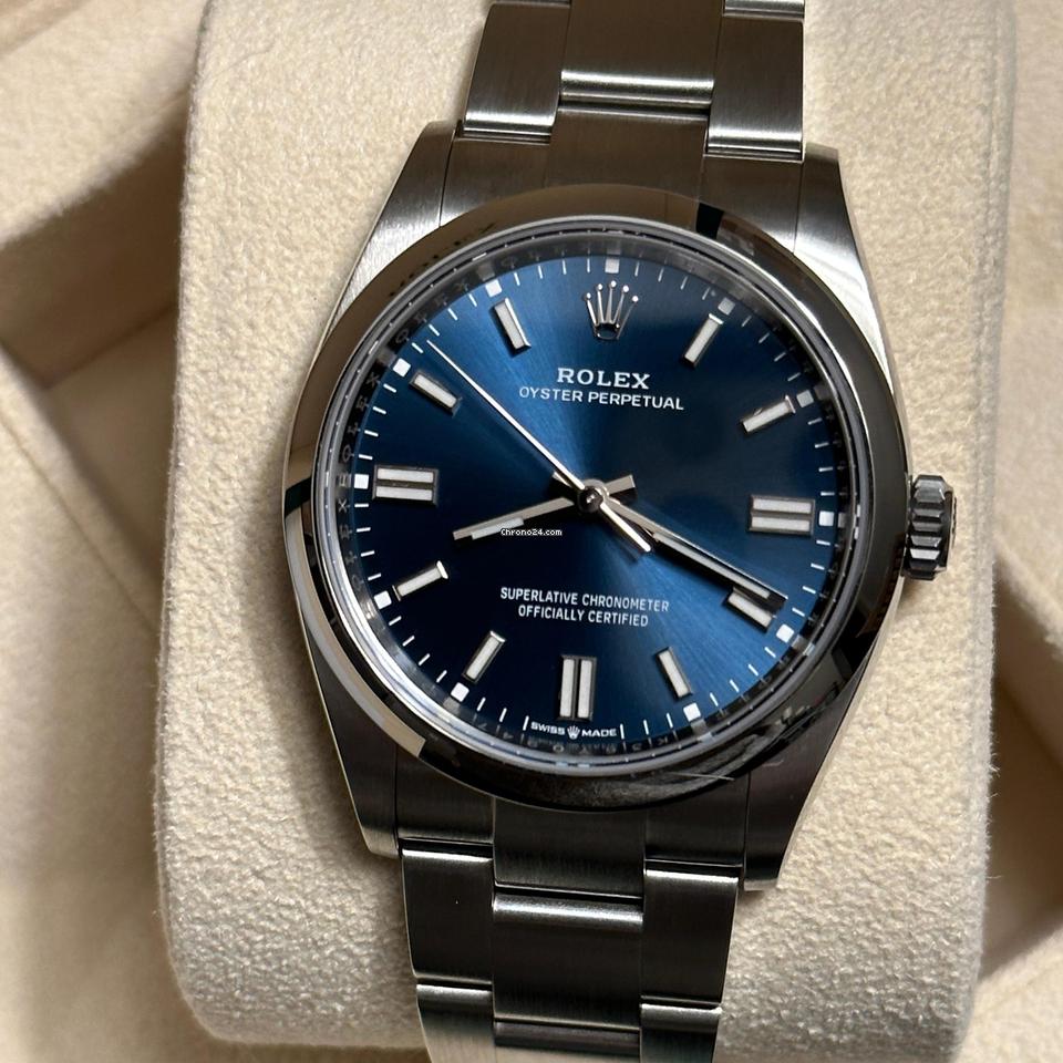 Rolex Oyster Perpetual 36 NEW 2023 Oyster Perpetual 36 BLUE DIAL 126000