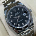 Rolex Datejust 41 NEW 2024 Datejust 41 FACTORY BLACK DIAMOND OYSTER 126334