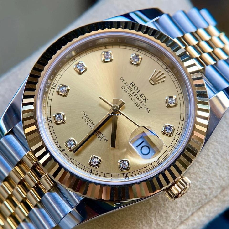 Rolex Datejust 41 NEW 2024 Datejust 41 CHAMPAGNE DIAMOND