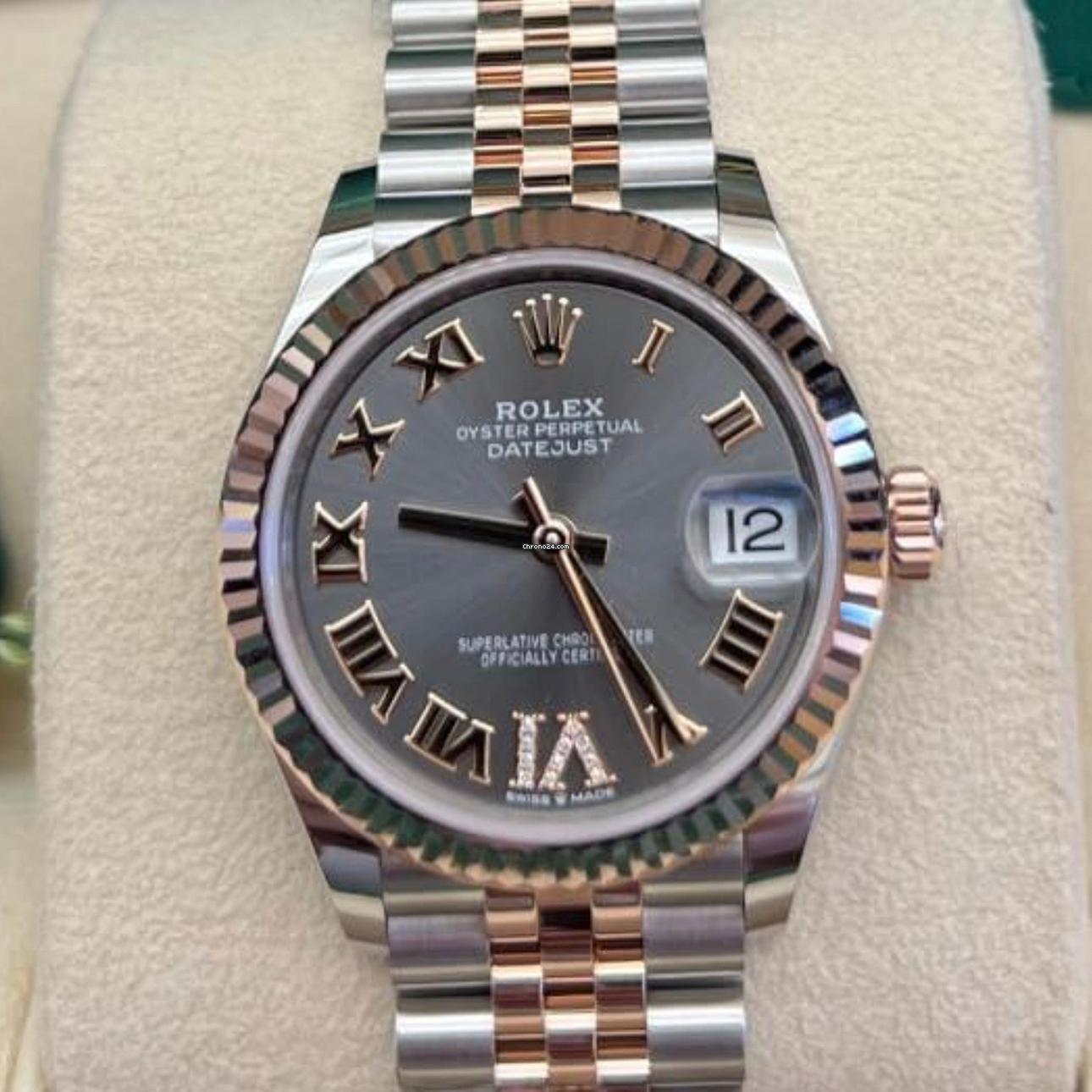 Rolex Datejust 31 NEW 2023 Datejust 31 SLATE DIAMOND Vi