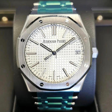 Audemars Piguet Royal Oak Selfwinding NEW 2024 Royal Oak Selfwinding WHITE DIAL 15510ST