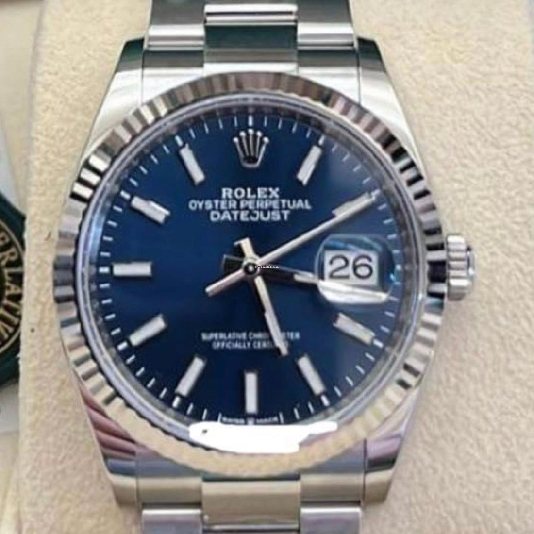 Rolex Datejust 36 NEW 2024 Rolex Datejust 36 Blue Dial on Oyster 126234