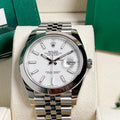 Rolex Datejust 41 NEW 2024 Datejust 41 WHITE DIAL JUBILEE 126300