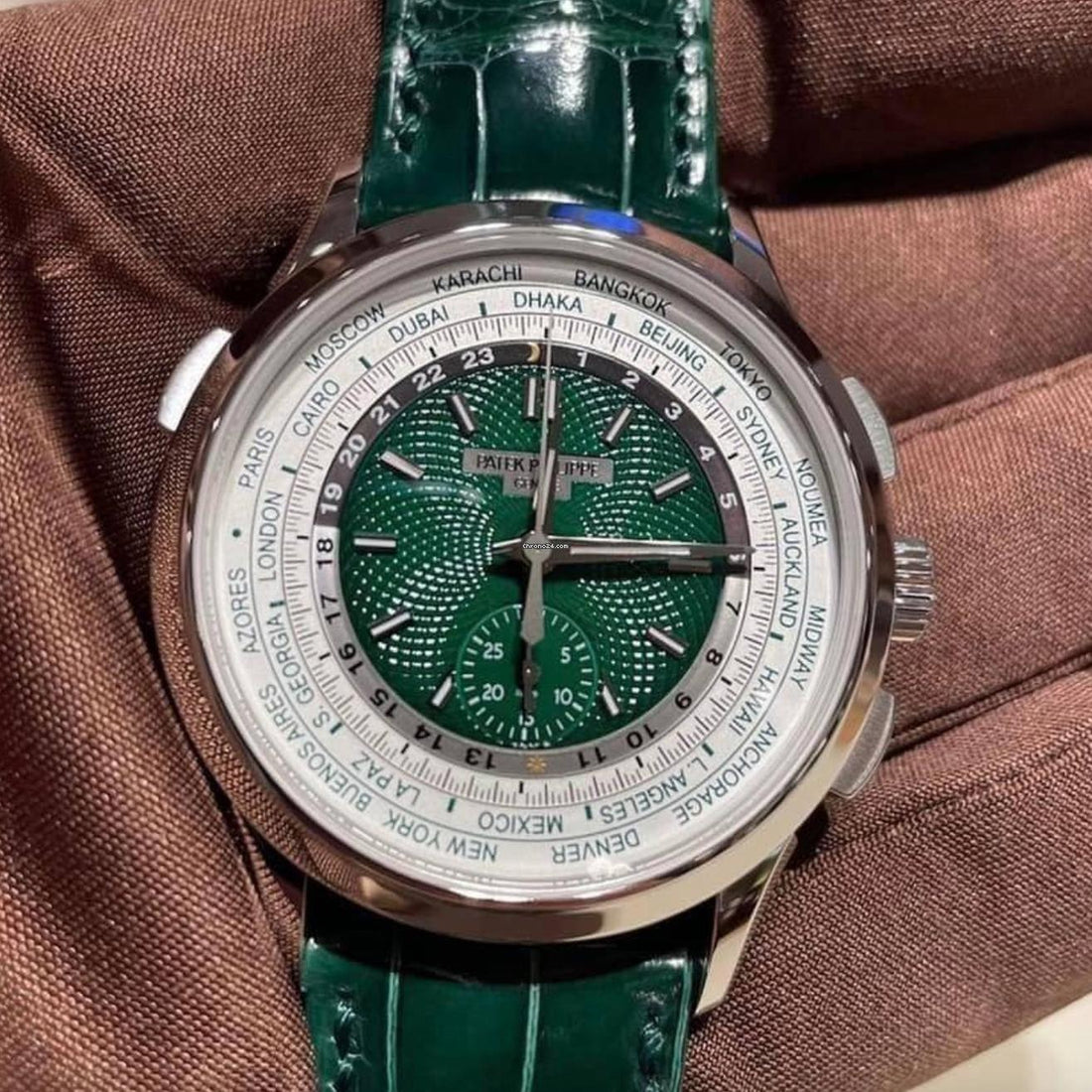 Patek Philippe World Time Chronograph NEW 5930P World Time Flyback Chronograph