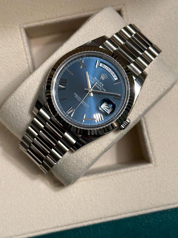 Rolex Day-Date 40 NEW 2023 Day-Date 40 BLUE DIAL 228239