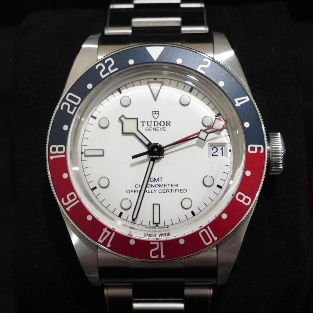 Tudor Black Bay GMT NEW 2024 Black Bay Gmt WHITE DIAL 79830RB