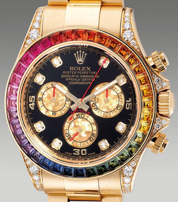 NEW Rolex RAINBOW DAYTONA 116598RBOW FULL FACTORY Daytona Rainbow