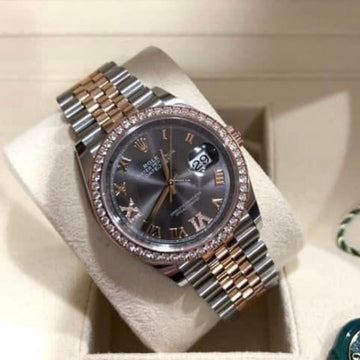 Rolex Datejust 36 NEW 2023 Datejust 36 Slate FACTORY DIAMOND BEZEL