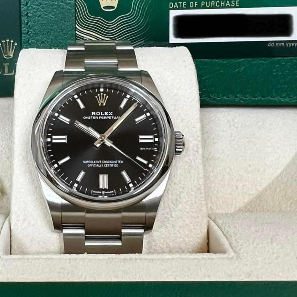 Rolex Oyster Perpetual 36 NEW 2023 Oyster Perpetual 36 BRIGHT BLACK