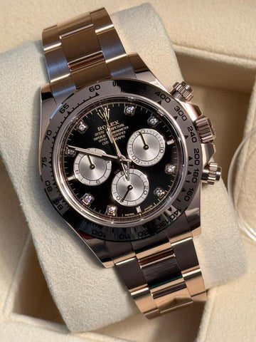 Rolex Daytona NEW 2024 Daytona BLACK DIAMOND DIAL 126505