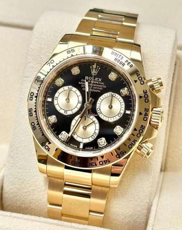 Rolex Daytona NEW 2024 Cosmograph Daytona BLACK DIAMDOND DIAL 126508