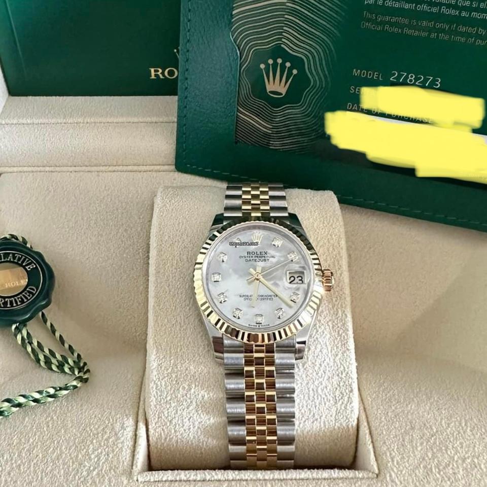 Rolex Datejust 31 NEW 2023 Datejust 31 Mother of Pearl 278273