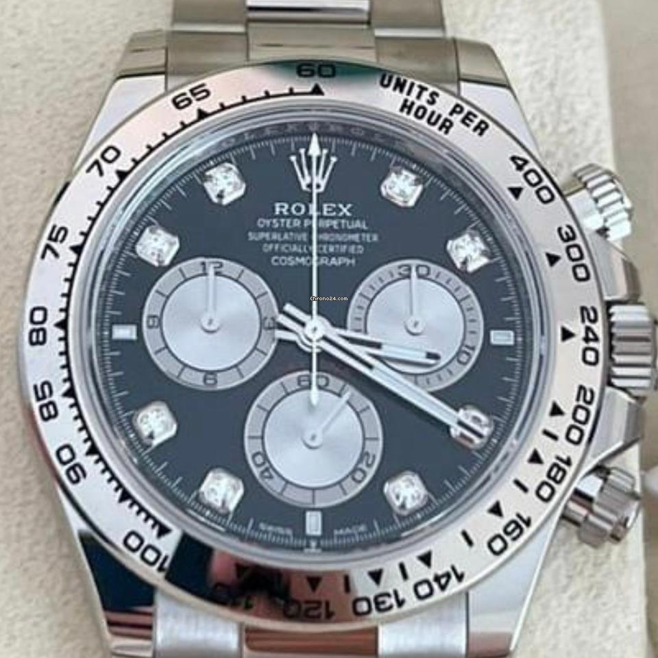 Rolex NEW 2024 Cosmograph Dayton BLACK DIAMOND DIAL 126509