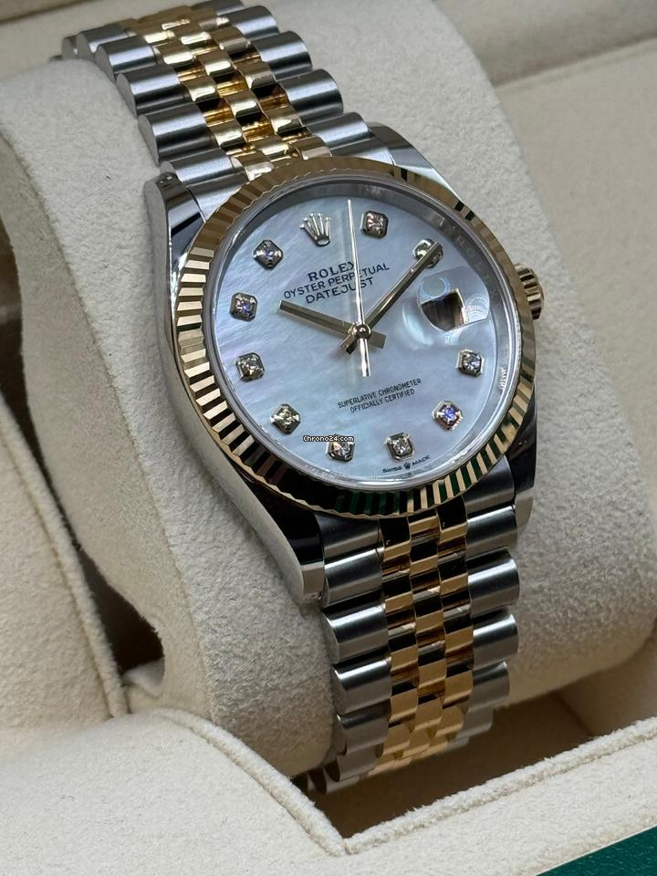 Rolex Datejust 36 NEW 2024 Datejust 36 MOTHER OF PEARL 126233