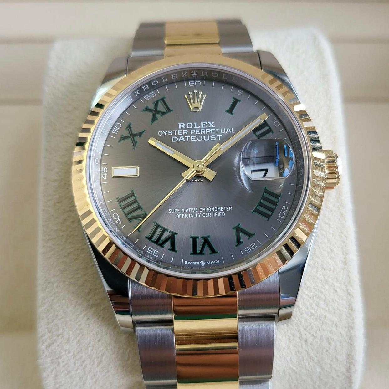 Rolex Datejust 36 NEW 2024 Datejust 36 WIMBLEDON DIAL OYSTER 126333