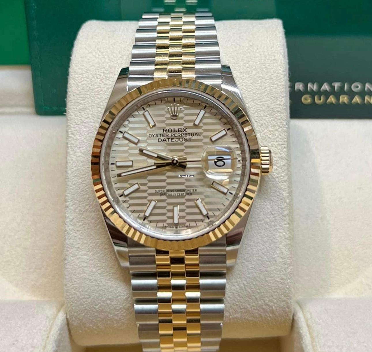 Rolex Datejust 36 NEW 2023 Datejust 36 CHAMPAGNE MOTIF 126233