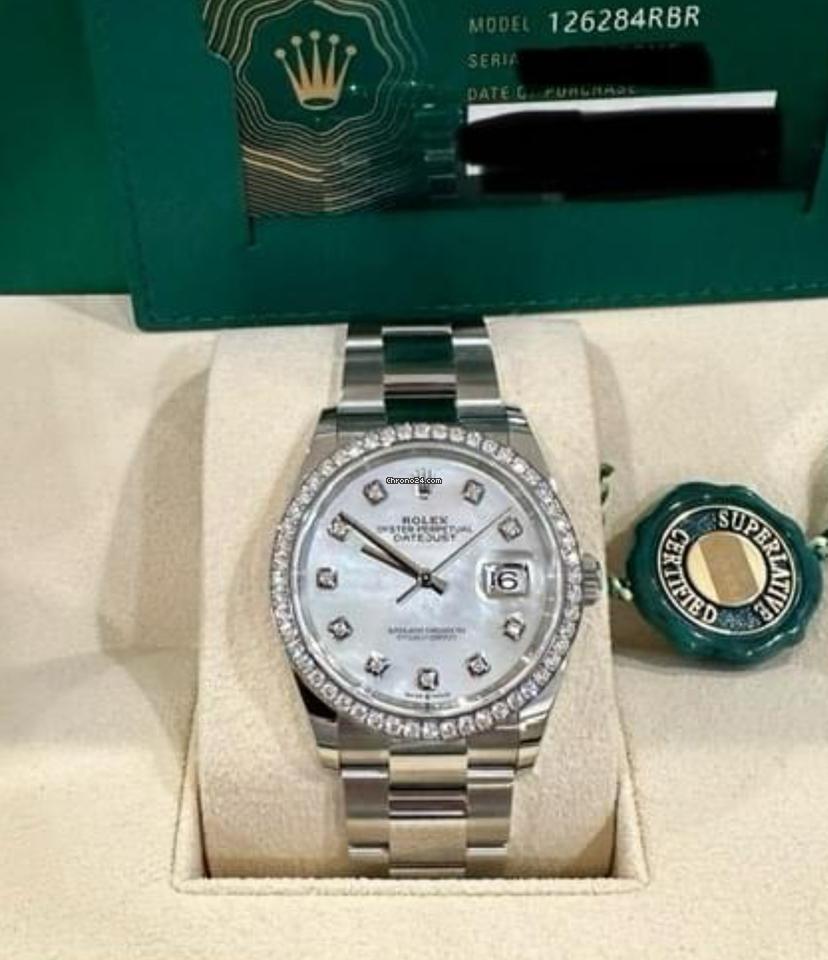 Rolex Datejust 36 NEW 2023 Datejust 36 MOTHER OF PEARL FACTORY BEZEL AND DIAL