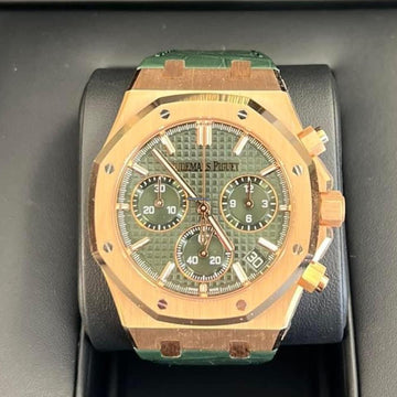 Audemars Piguet Royal Oak Chronograph NEW 2024 Royal Oak Chronograph GREEN DIAL