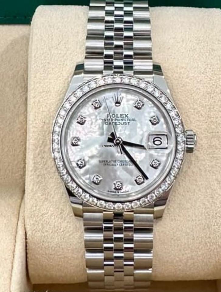 Rolex Datejust 31 NEW 2023 Datejust 31 FACTORY BEZEL AND DIAL 278384RBR